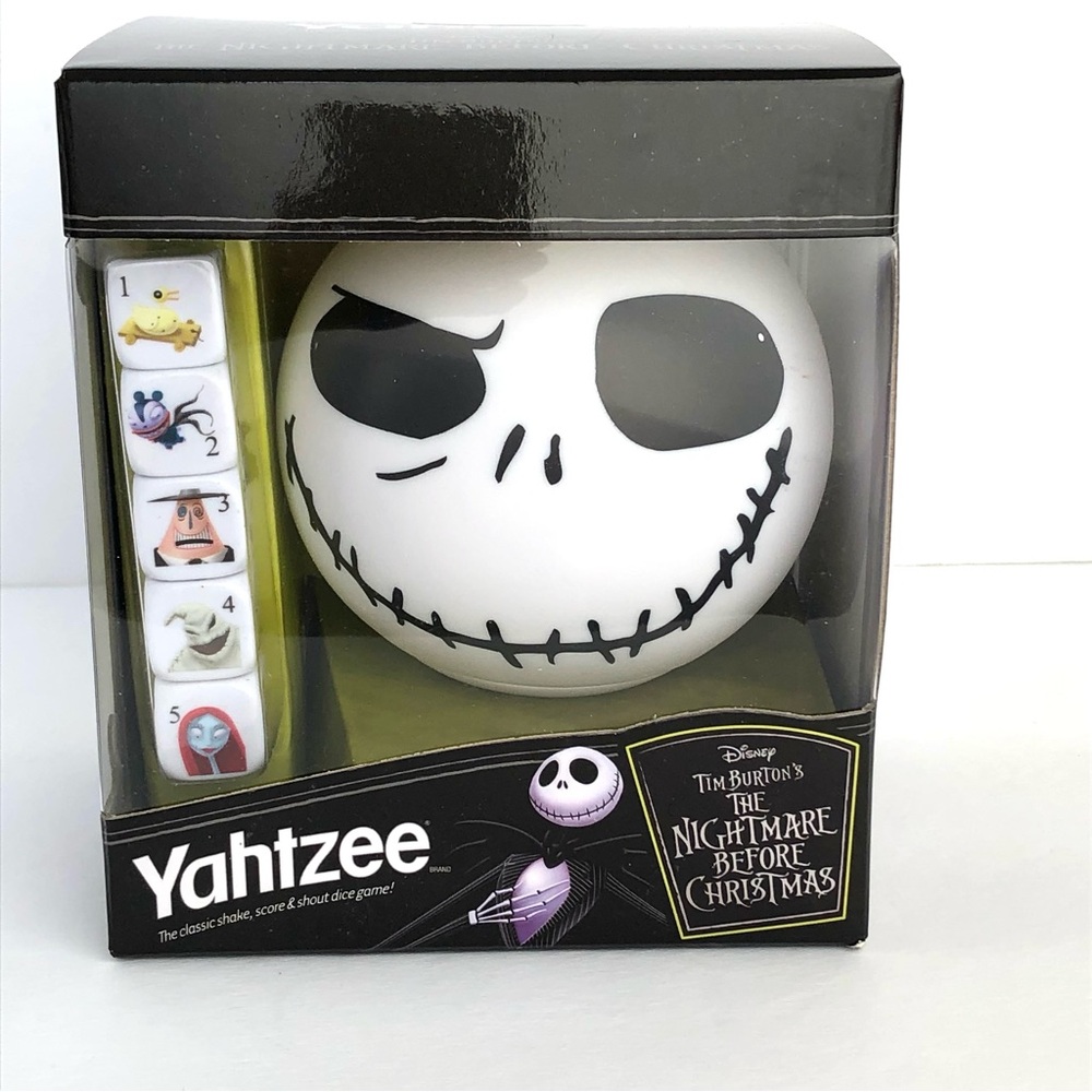 Disney Yahtzee Halloween Dice Game Nightmare Before Christmas BRAND NEW SEALED